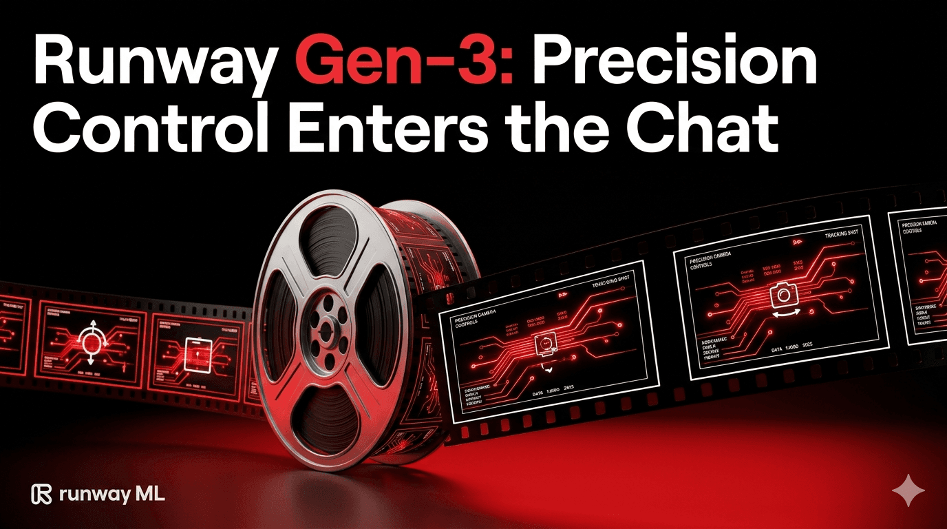 Runway Gen-3: Precision Control Enters the Chat – AI Video Generation Breakthrough
